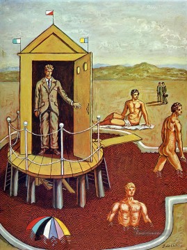 Surrealismus Werke - Das geheimnisvolle Bad 1938 Giorgio de Chirico Surrealismus
